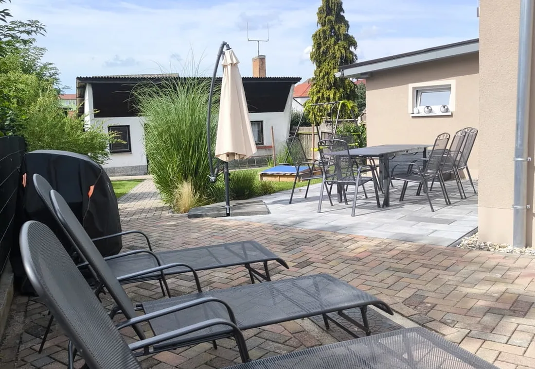 Garten am Ferienhaus Kirsch